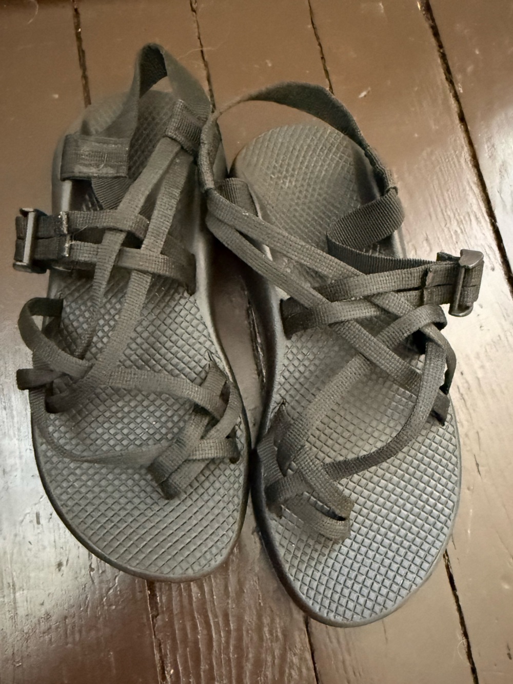 Chaco Women's Black Strappy Sport Sandals